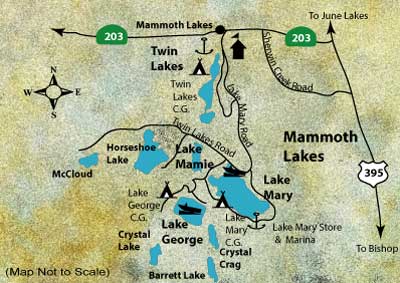 Mammoth Lakes Map