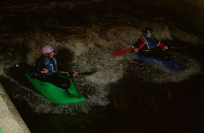 Kayak photo - Tees Barrage