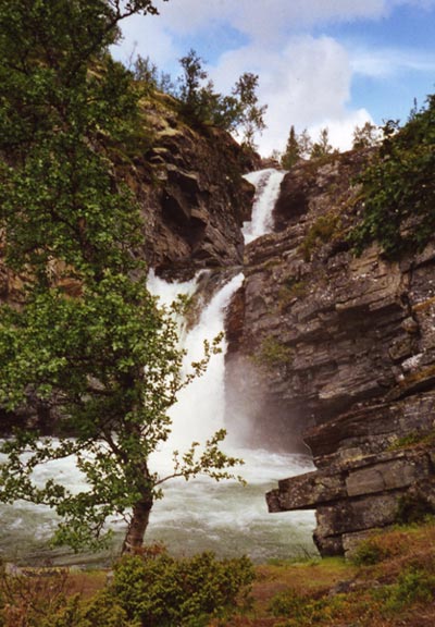 Kayak Photos - Norway River Ula Waterfall