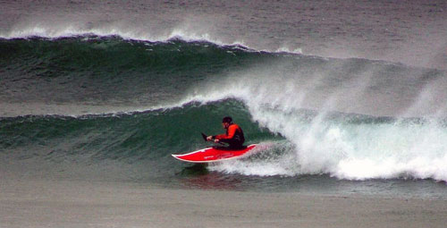 Jonny Bingham, kayak surfer
