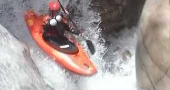 Kayak DVD Review - Narrow and steep rapid