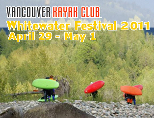 Vancouver Kayak Club Whitewater Festival