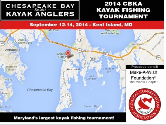 Chesapeake Bay Kayak Anglers tournament 