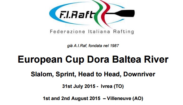 European Cup Dora Baltea River 