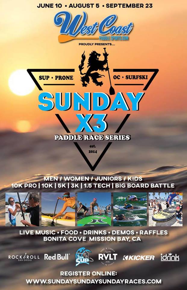 Sunday X3 Paddle Race Series #3