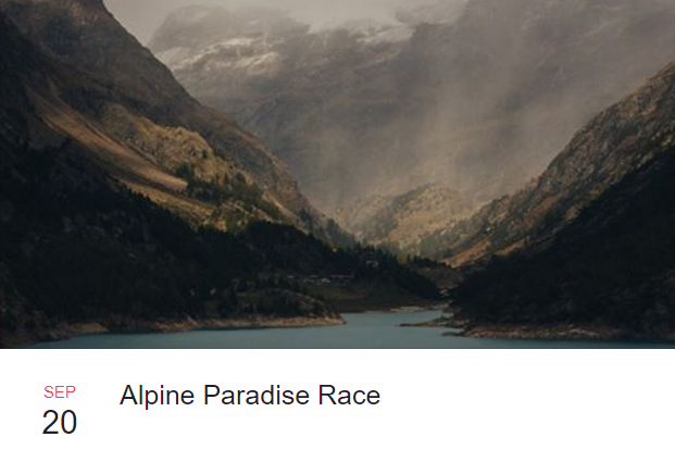 Alpine Paradise Race