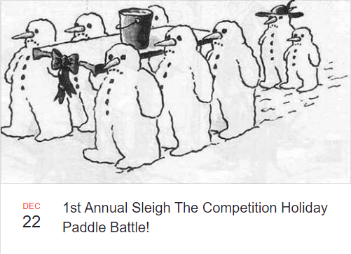 Sleigh The Competition Holiday Paddle Battle!