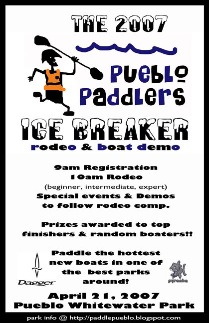 Pueblo Paddlers Ice Breaker Rodeo & Boat Demo
