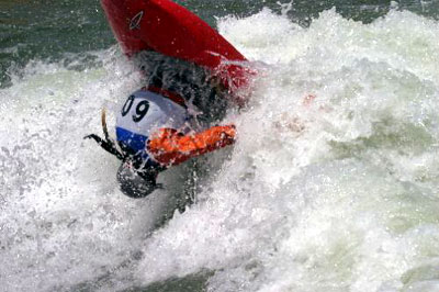Mariann Sæther freestyle kayak