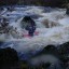 North Esk, Gav doing Double falls..high water