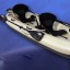 Hobie presents its "Mirage i14T": A kayak for two, that you can take anywhere. The Mirage i14T inflates easily with a supplied pump and deflates quickly for storage and travel.