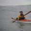 Skua de FunRun Kayaks - Pala aleutiana de Alapala - Mar de fondo de 4,00 m. :-)