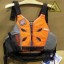 Breathable recreational PFD. The foam on the inside is wave-formed to allow even more breating: $109 retail.