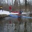 Kayak sledding
