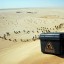 The new Pelican case at the top of Dune 7, near Walvis Bay, Namibia. Photo by Adrian Tregoning.
