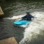 Tom surfing Horsteads wave.