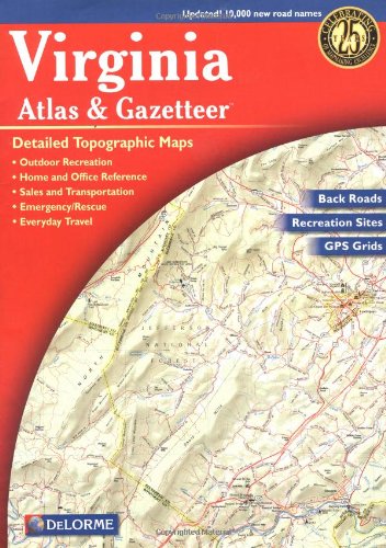 Virginia Atlas & Gazetteer (Virginia Atlas & Gazeteer) - 515uzG0okwL