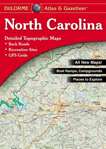 North Carolina Atlas & Gazetteer (North Carolina Atlas and Gazetteer) - 61srgTengyL
