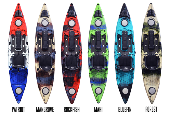 2016 Jackson Kayak Standard Fishing Colors - The Plastic Hull