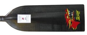 Dragon XL 202a Spec Boat Paddle w/ a Carbon Palm Grip - _dragonxlclose_1301422967